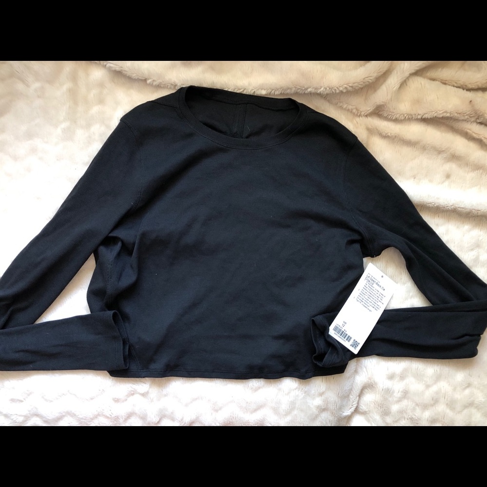 Lululemon LA Open Back-Tie Crop LS